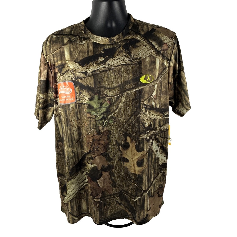New Mens Mossy Oak Breakup Infinity Camo SS Performance T-Shirt Size Large NWT - Picture 6 of 7